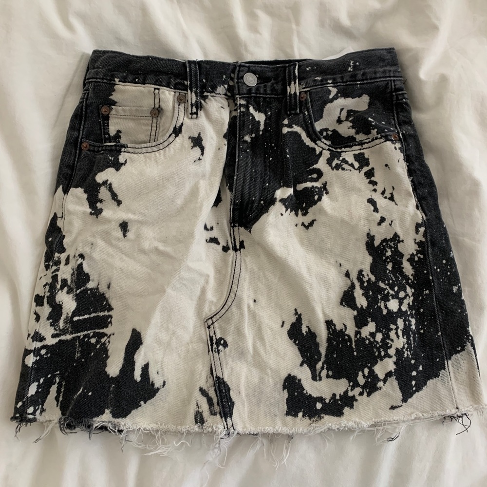 Levi’s Hand Dyed Cow Print Skirt